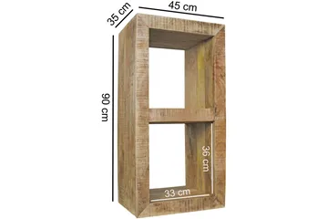 Hanck Bogreol i Eg - Brun - Opbevaring - Hylder & Reoler - Bogreol