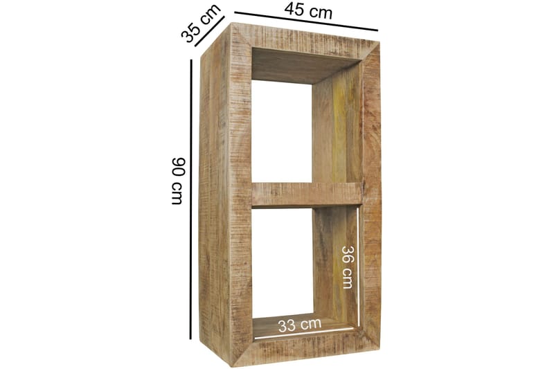 Hanck Bogreol i Eg - Brun - Opbevaring - Hylder & Reoler - Bogreol