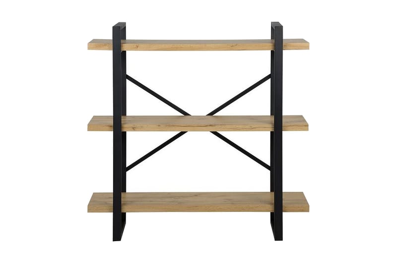 Harvley Bogreol 111 cm i Eg - Brun - Opbevaring - Hylder & Reoler - Bogreol