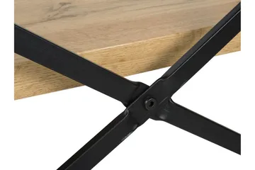 Harvley Bogreol 111 cm i Eg - Brun - Opbevaring - Hylder & Reoler - Bogreol