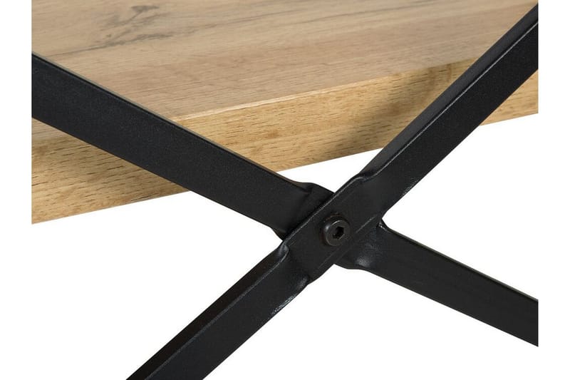 Harvley Bogreol 111 cm i Eg - Brun - Opbevaring - Hylder & Reoler - Bogreol