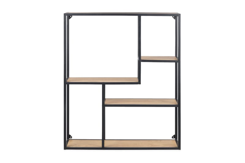 Hasslevik Bogreol 75 cm - Vildeg/Sort - Opbevaring - Hylder & Reoler - Bogreol