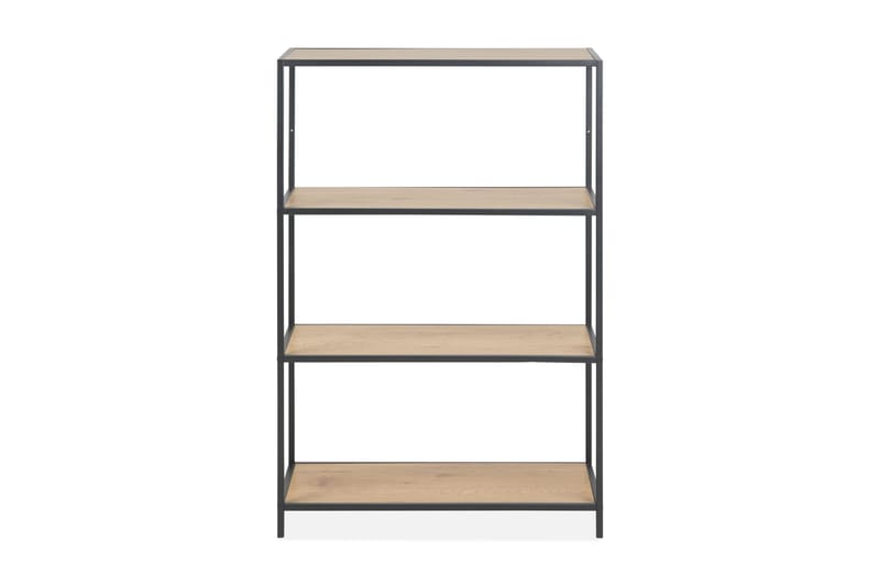 Hasslevik Bogreol 77x114 cm - Vildeg/Sort - Opbevaring - Hylder & Reoler - Bogreol