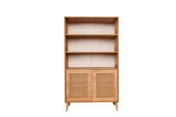Hazeran Bogreol 40 cm - Oak - Opbevaring - Hylder & Reoler - Bogreol