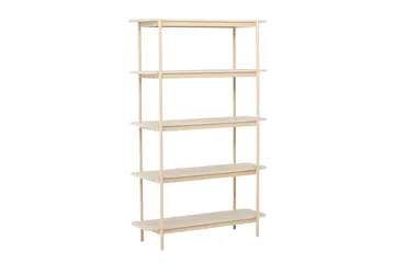 Heim Bogreol 120 cm i Eg - Lysebeige - Opbevaring - Hylder & Reoler - Bogreol