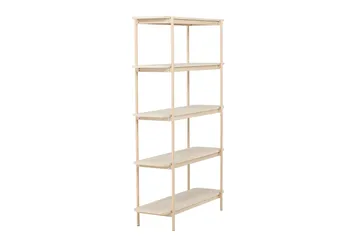 Heim Bogreol 120 cm i Eg - Lysebeige - Opbevaring - Hylder & Reoler - Bogreol