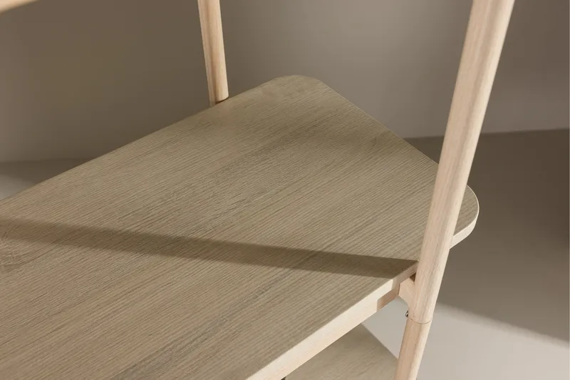 Heim Bogreol 120 cm i Eg - Lysebeige - Opbevaring - Hylder & Reoler - Bogreol