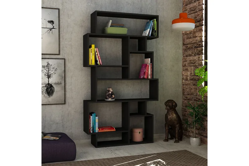 Homitis bogreol - Mørkegrå - Opbevaring - Hylder & Reoler - Bogreol