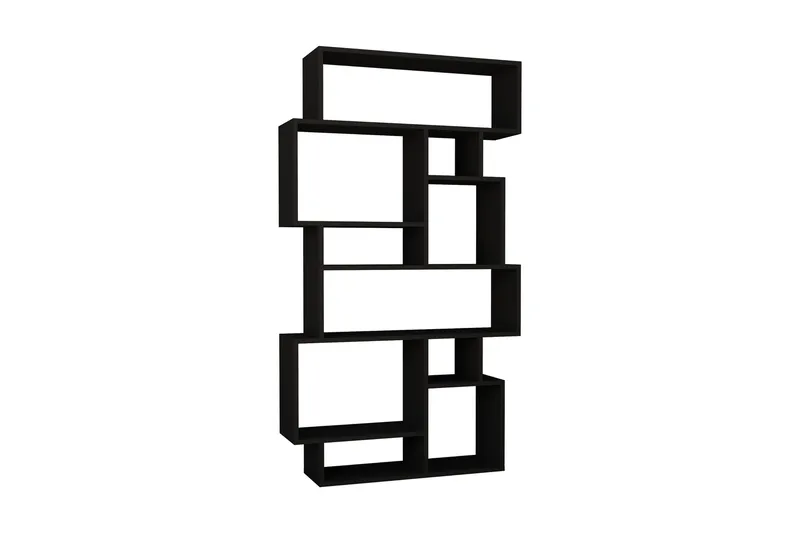 Homitis Reol 96 cm i Malet Træ, Sort
