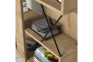Hovdane Bogreol 22 cm i Eg - Brun - Opbevaring - Hylder & Reoler - Bogreol