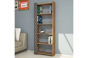 Hovdane bogreol 64 cm - Brun - Opbevaring - Hylder & Reoler - Bogreol