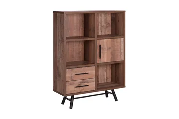 Illari Bogreol 97 cm i Valnød - Brun - Opbevaring - Hylder & Reoler - Bogreol