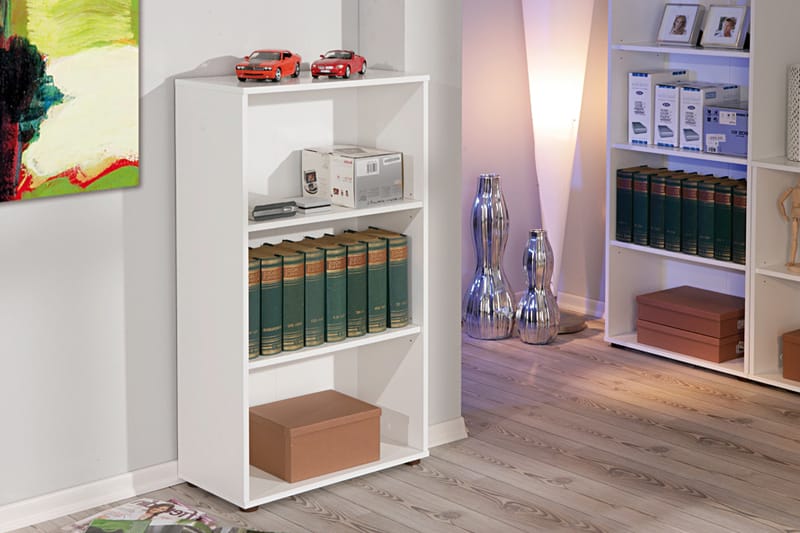 Imhilde Bogreol 60x110 cm - Hvid - Opbevaring - Hylder & Reoler - Bogreol