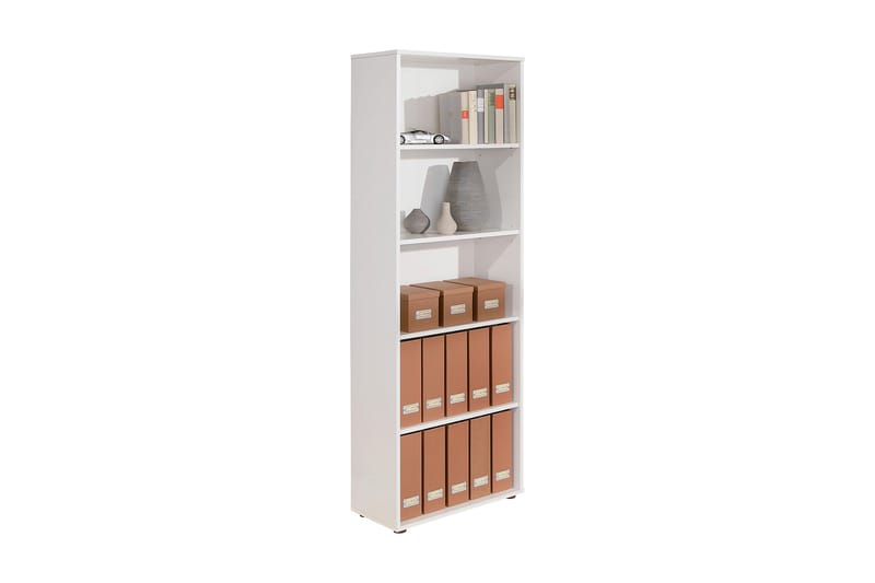 Imhilde Bogreol 60x180 cm - Hvid - Opbevaring - Hylder & Reoler - Bogreol