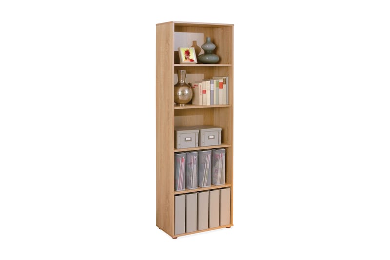 Imhilde Bogreol 60x180 cm - Lys Eg - Opbevaring - Hylder & Reoler - Bogreol