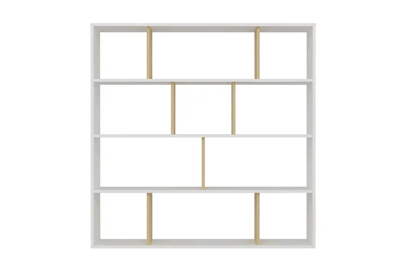 Jasenica Bogreol 145x25 cm - Natur/Hvid - Opbevaring - Hylder & Reoler - Bogreol