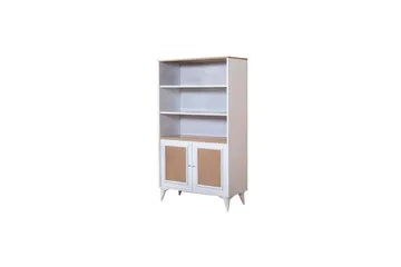 Bogreol Jatinder Hvid / Eg - Hvid - Opbevaring - Hylder & Reoler - Bogreol