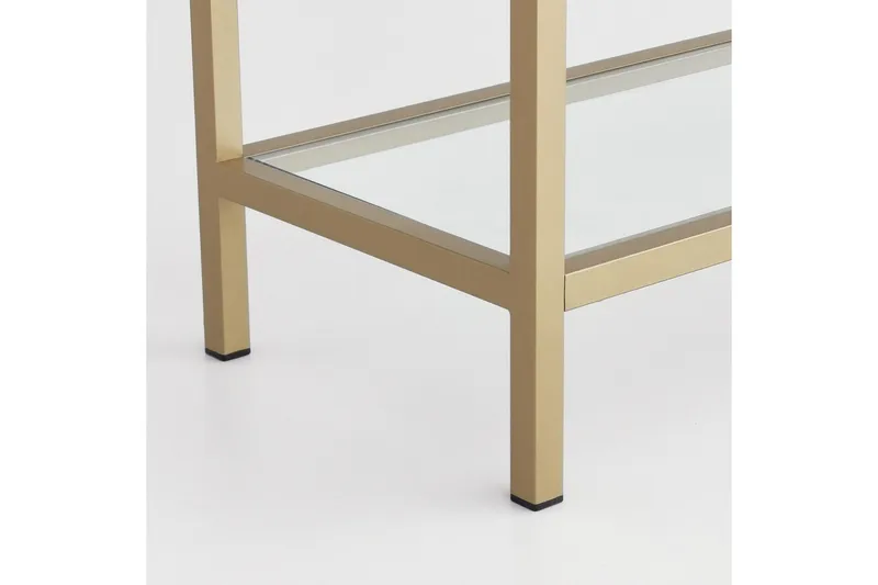 Jorrel Bogreol 165x80 cm - Guld - Opbevaring - Hylder & Reoler - Bogreol