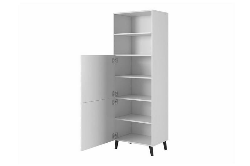 Juniskär Reol 60 cm i Malet Træ - Grå - Opbevaring - Hylder & Reoler - Bogreol