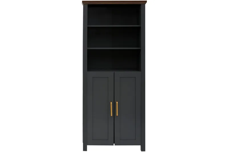 Juntolah Bogreol 75x39 cm - Sort - Opbevaring - Hylder & Reoler - Bogreol