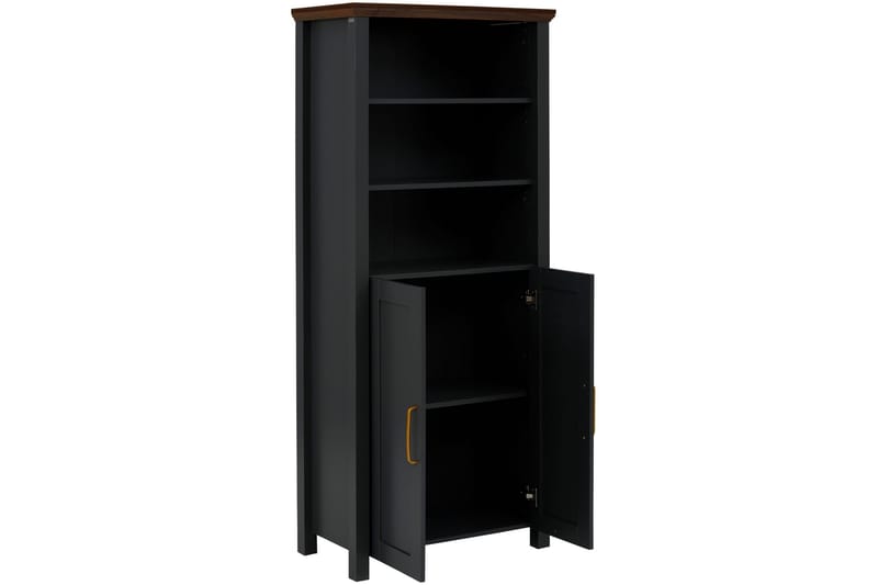 Juntolah Bogreol 75x39 cm - Sort - Opbevaring - Hylder & Reoler - Bogreol