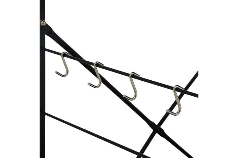 Kökkenreol 60X39,6X79,5 cm Spånplade Sort - Opbevaring - Hylder & Reoler - Bogreol