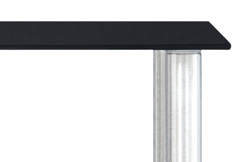 køkkenreol 45 x 16 x 26 cm hærdet glas sort - Sort - Bogreol