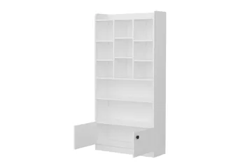 Kashiwa Bogreol 90x30 cm Hvid - Hanah Home - Opbevaring - Hylder & Reoler - Bogreol