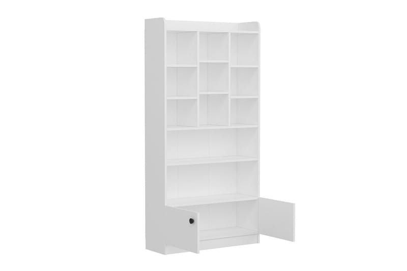 Kashiwa Bogreol 90x30 cm Hvid - Hanah Home - Opbevaring - Hylder & Reoler - Bogreol