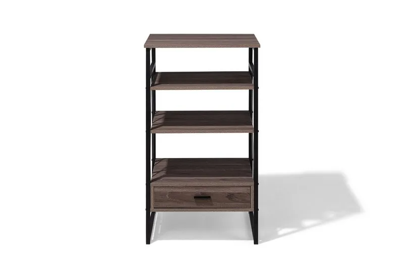 Keene Bogreol 56 cm i Mørkt Træ - Brun - Opbevaring - Hylder & Reoler - Bogreol
