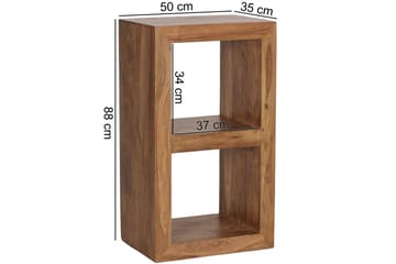 Kintillo Bogreol 50 cm i Valnød - Brun - Opbevaring - Hylder & Reoler - Bogreol