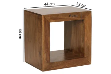 Konarzewski Bogreol 44 cm i Valnød - Brun - Opbevaring - Hylder & Reoler - Bogreol