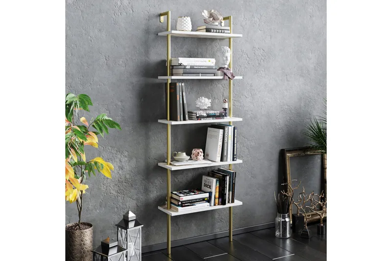 Konsterud Bogreol - Hvid - Hus & renovering - Køkken & bad - Køkken & bryggers - Køkkenindretning - Køkkenhylde