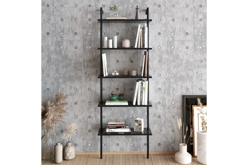 Konsterud Bogreol - Sort - Hus & renovering - Køkken & bad - Køkken & bryggers - Køkkenindretning - Køkkenhylde