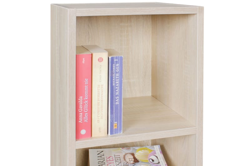 Langriville Bogreol i Eg - Beige - Opbevaring - Hylder & Reoler - Bogreol