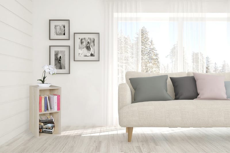 Langriville Bogreol i Eg - Beige - Opbevaring - Hylder & Reoler - Bogreol
