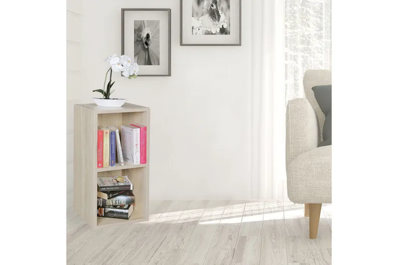 Langriville Bogreol i Eg - Beige - Opbevaring - Hylder & Reoler - Bogreol