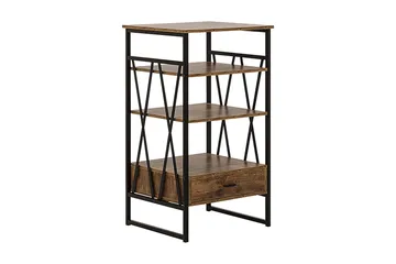 Lanthorn Bogreol 56 cm i Mørkt Træ - Brun - Opbevaring - Hylder & Reoler - Bogreol