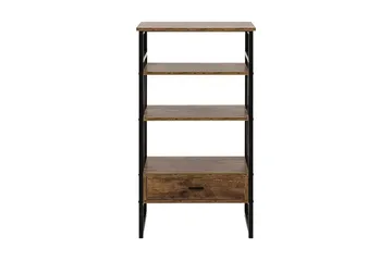 Lanthorn Bogreol 56 cm i Mørkt Træ - Brun - Opbevaring - Hylder & Reoler - Bogreol