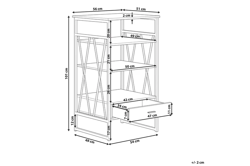 Lanthorn hylde - Brun - Opbevaring - Hylder & Reoler - Bogreol
