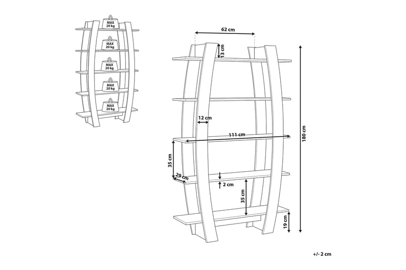 Lemelsjö Hylde - Sort - Opbevaring - Hylder & Reoler - Bogreol