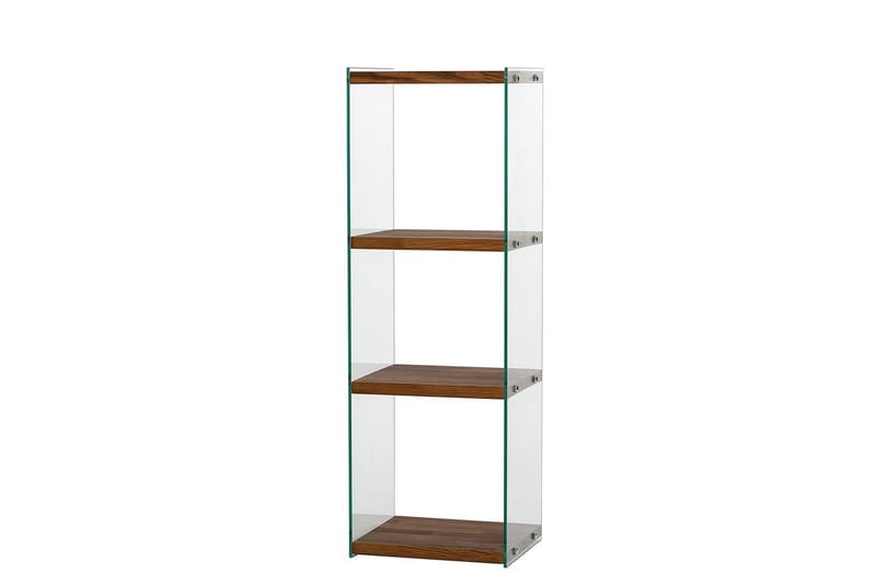 Lepinas Bogreol 40 cm i Valnøddelook - Natur - Opbevaring - Hylder & Reoler - Bogreol