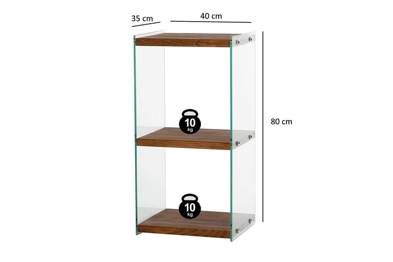 Lepinas Bogreol 40 cm - Nature - Opbevaring - Hylder & Reoler - Bogreol