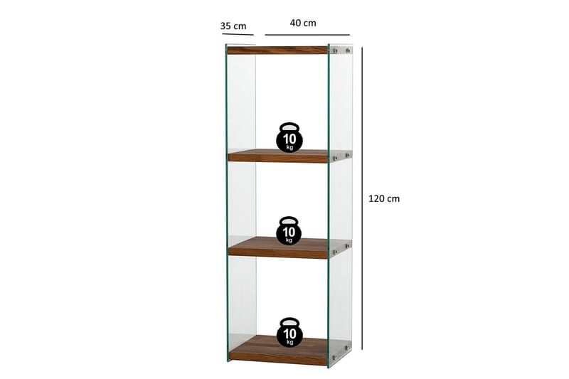 Lepinas Bogreol 40 cm - Nature - Opbevaring - Hylder & Reoler - Bogreol