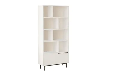 Liyakat Bogreol 83,9 cm - Hvid - Opbevaring - Hylder & Reoler - Bogreol