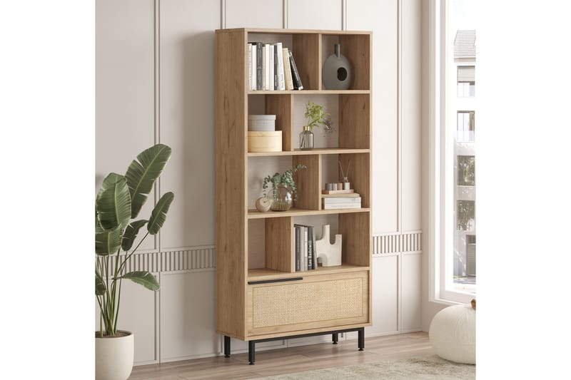 Liyakat Bogreol 83,9 cm - Oak - Opbevaring - Hylder & Reoler - Bogreol