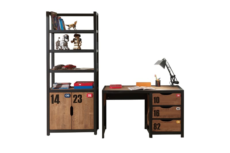 Maritza bogreol skrivebord - Opbevaring - Hylder & Reoler - Bogreol