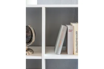 Milahn Bogreol 108 cm i Malet Træ - Hvid - Opbevaring - Hylder & Reoler - Bogreol