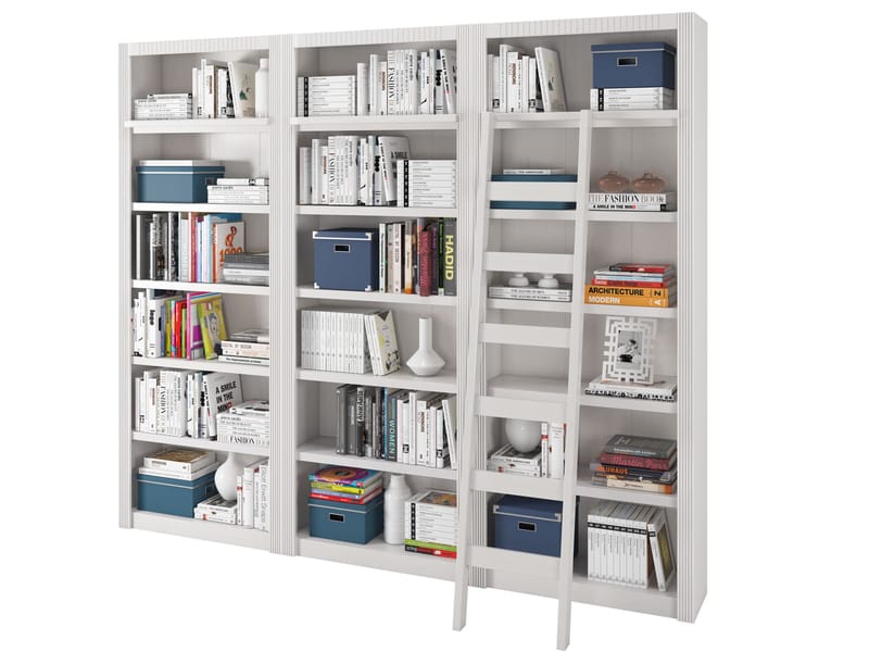 Minturn Bogreol 29x245 cm - Hvid - Opbevaring - Hylder & Reoler - Bogreol