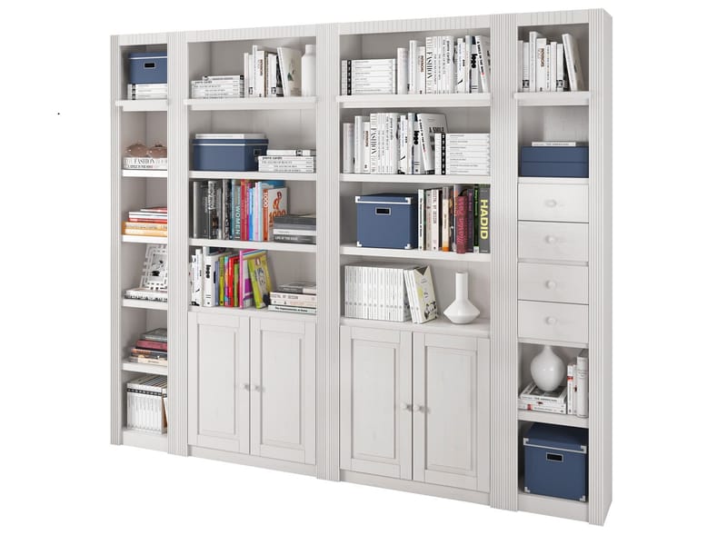 Minturn Bogreol 29x255 cm - Hvid - Opbevaring - Hylder & Reoler - Bogreol